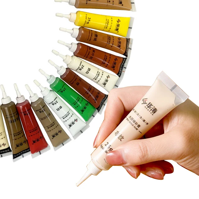 Water  based wood veneer damage repair paint floor gap filling paste furniture repair paste wood repair paste