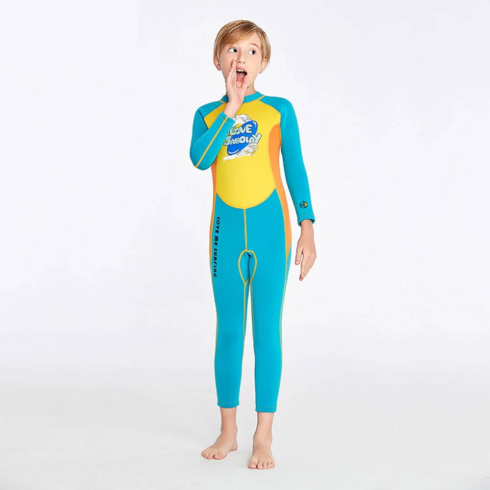 Новый высококачественный костюм для дайвинга разных размеров для мальчиков Детский Гидрокостюм из неопрена Sbr