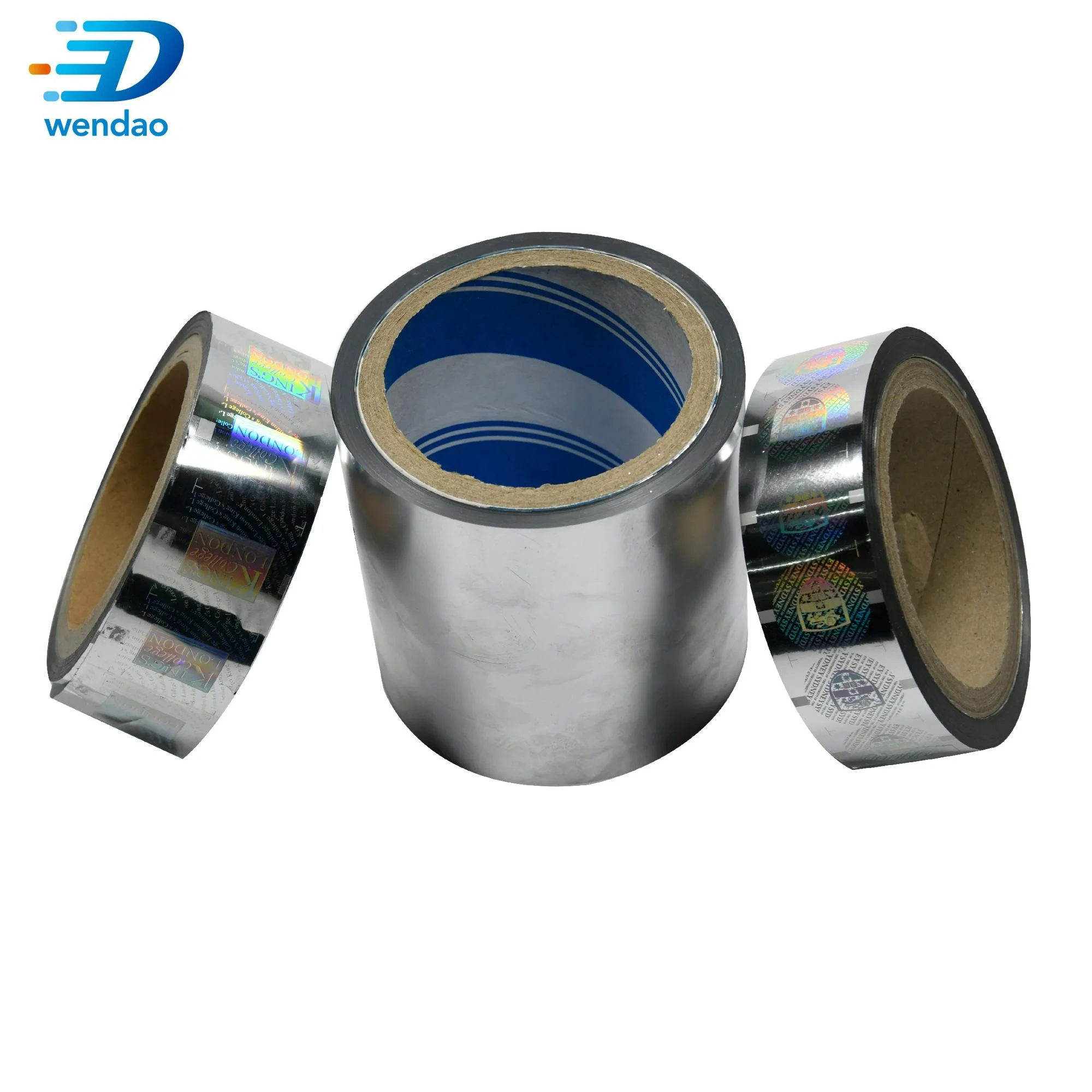 holographic cold lamination film transparent foil sticker paper for foil tape