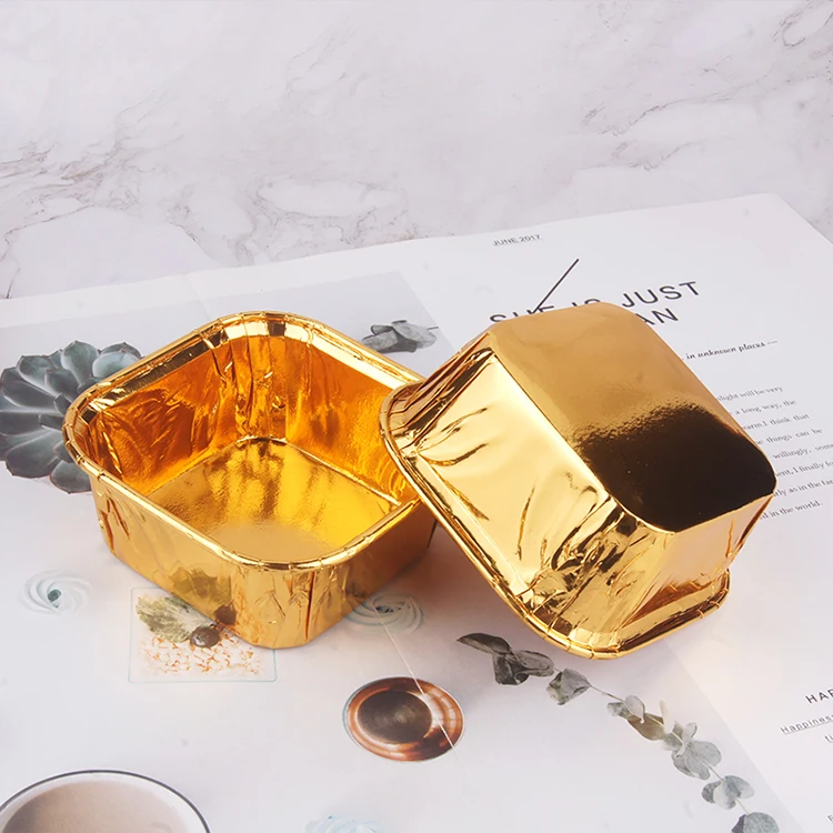 Food Grade PET Coated Paper Baking Cup with Lid,Heat Resistant Greaseproof Bread Muffin Cake Disposable Paper Baking Mold