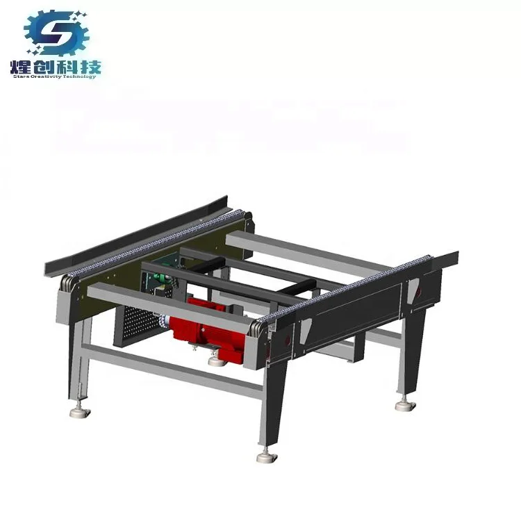 Моторизованная стальная платформа/поддонная цепная конвейерная система