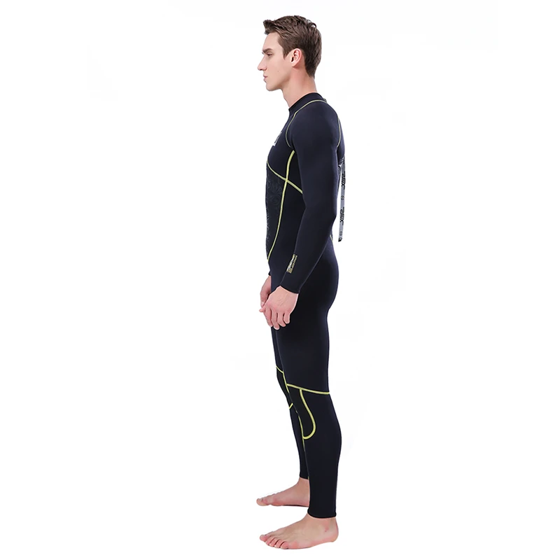 
New 2021 Wholesale Neoprene Diving Suits Long Sleeve Keep Warm Surfing Swimming Wetsuit For Men 