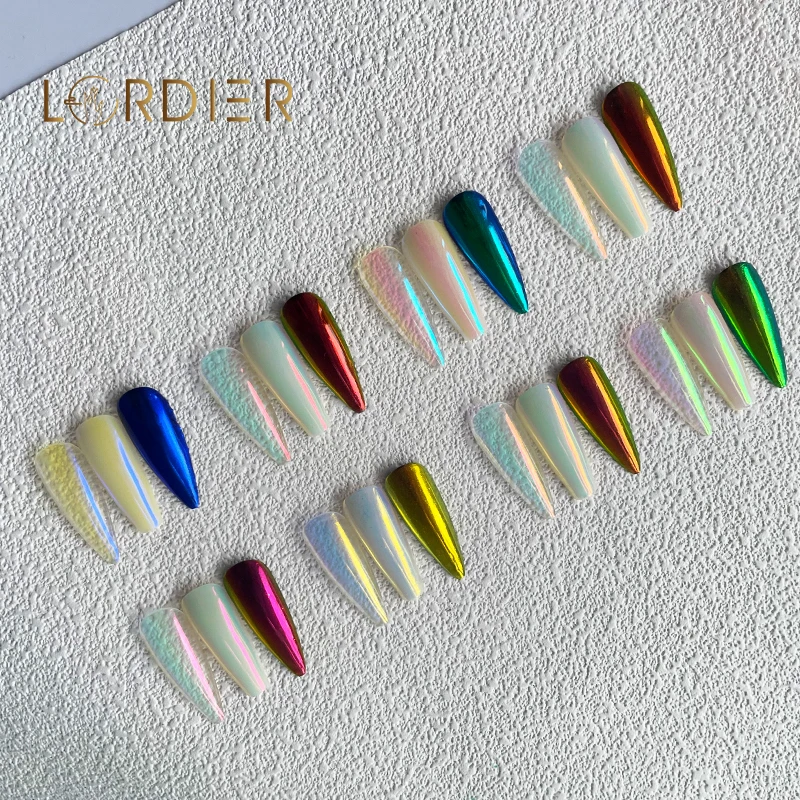 High Gloss Chameleon Aurora Powder Nail Powder Aurora Pigment