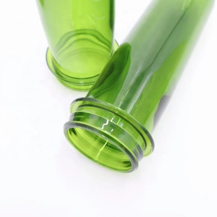 Hot selling green cooking oil bottle preform manufacturing process pet material for preform