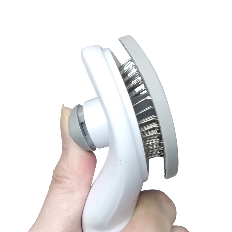 Pet Hair Grooming Pet Brush Comb Remover Shedding Slicker Self Cleaning Cat Hair Brush