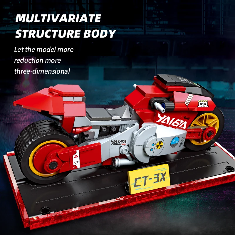 2024 hot selling Assemble car toys motorbike building block toys kids puzzles educational toy ready stock kid educational