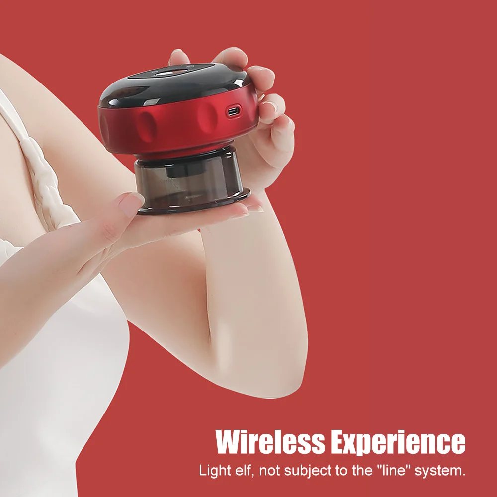 Smart electric cupping therapy massager guasha massage for body