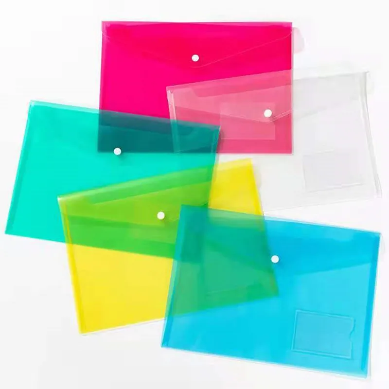 A4 Size File Document Folders With Label Plastic Pockets Expanding Folder Pocket
