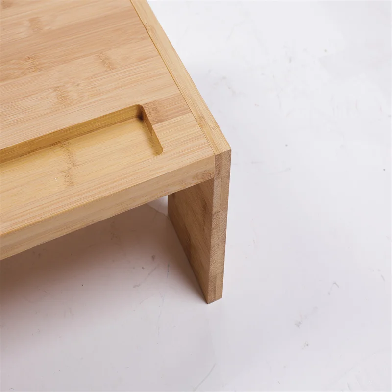 
Premium 100% Bamboo Computer Desk Laptop Desk Organizer in Office 