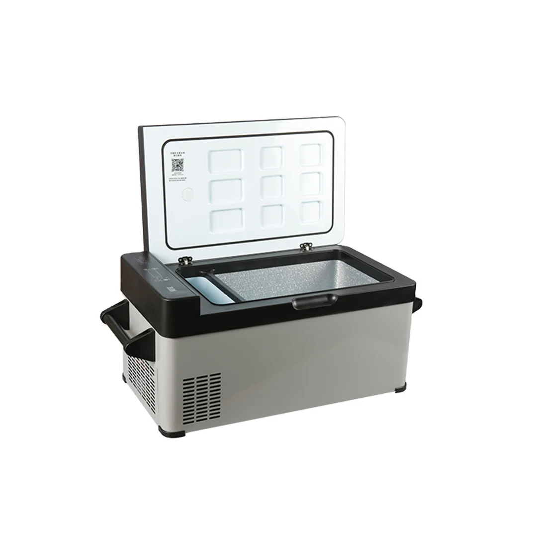 CE Certificate 30L compressor direct cooling dual zone freezer car fridge price for automotive and camping