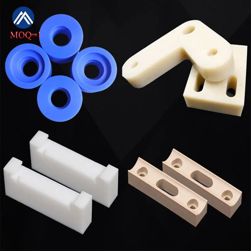 CNC plastic machining prototype services custom cnc machined milling delrin ptfe pvc service pps nylon pom cnc machining part
