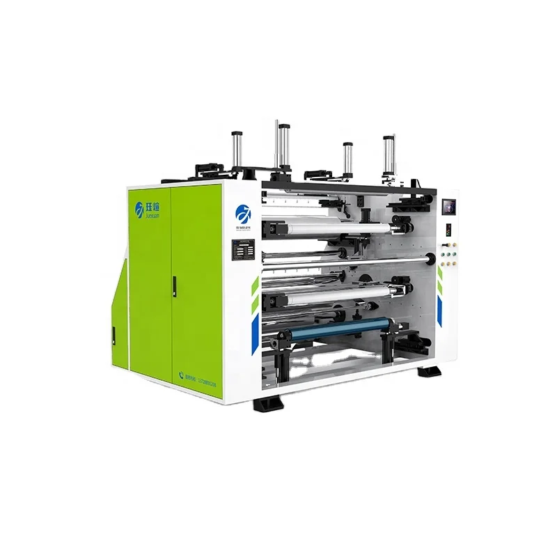 High quality PE PVC PET FILM cutting machine with slitting function