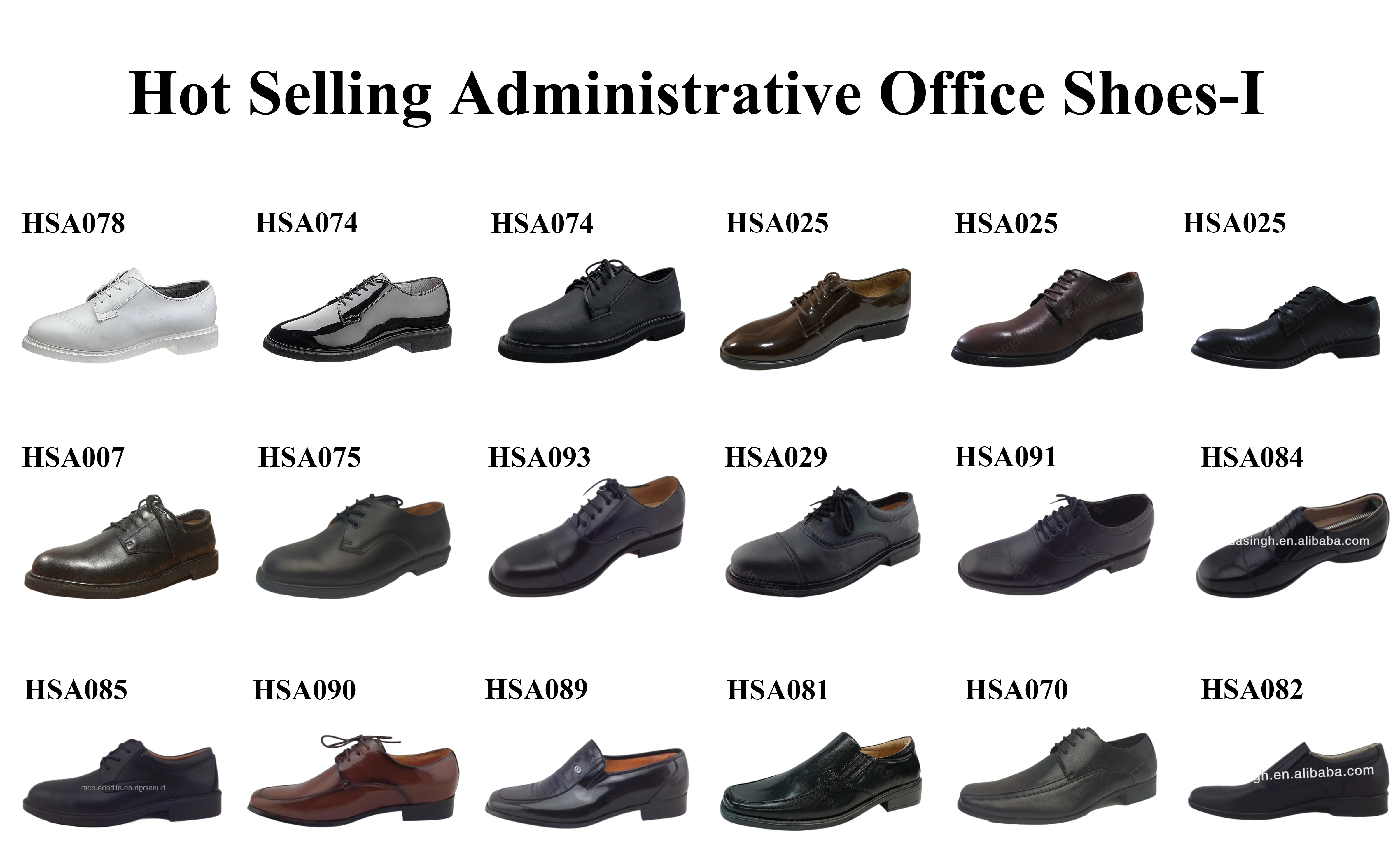 CMH,top-level full leather black uniform shoes with double joints anti-skid block heel rubber sole men casual derby shoes HSA093