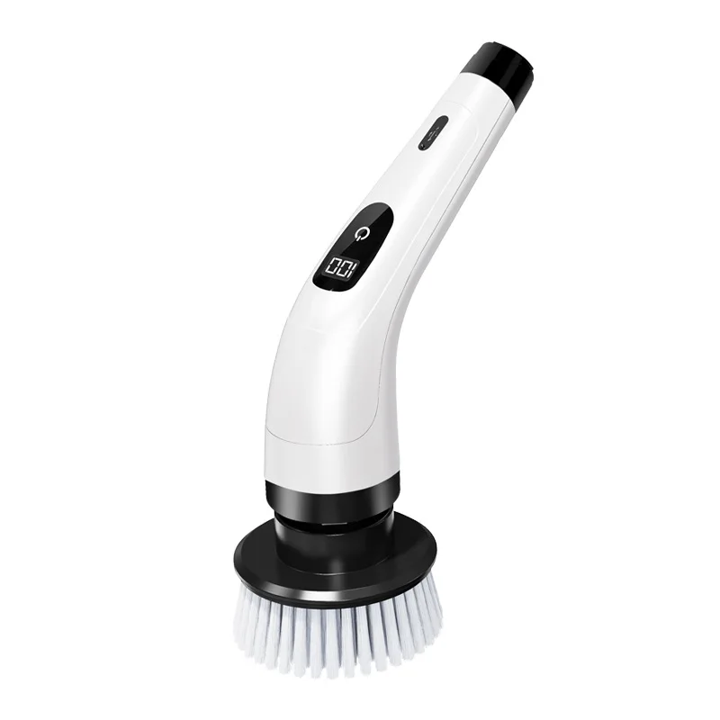 Hot Sell Household Electric Floor Power Drill Brush 9 In 1 Adjustable Cordless Spin Cleaning Brush Bathroom Tub Scrubber Brush