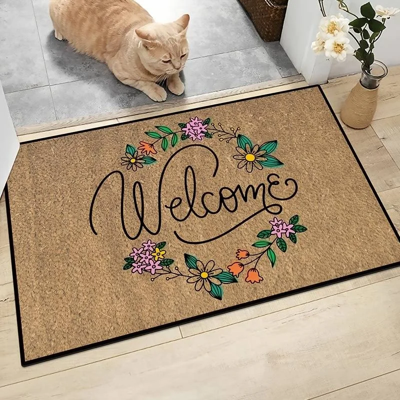 Custom Design Home and Garden Collection Lovely Entrance Door Mats Indoor Outdoor