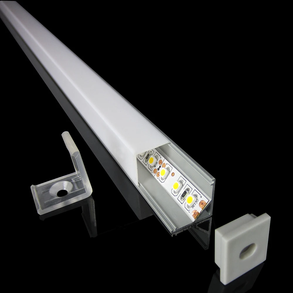 Under Cabinet LED Corner Light Aluminum Bar Channel Housing Strip Light Kit 12V/24V