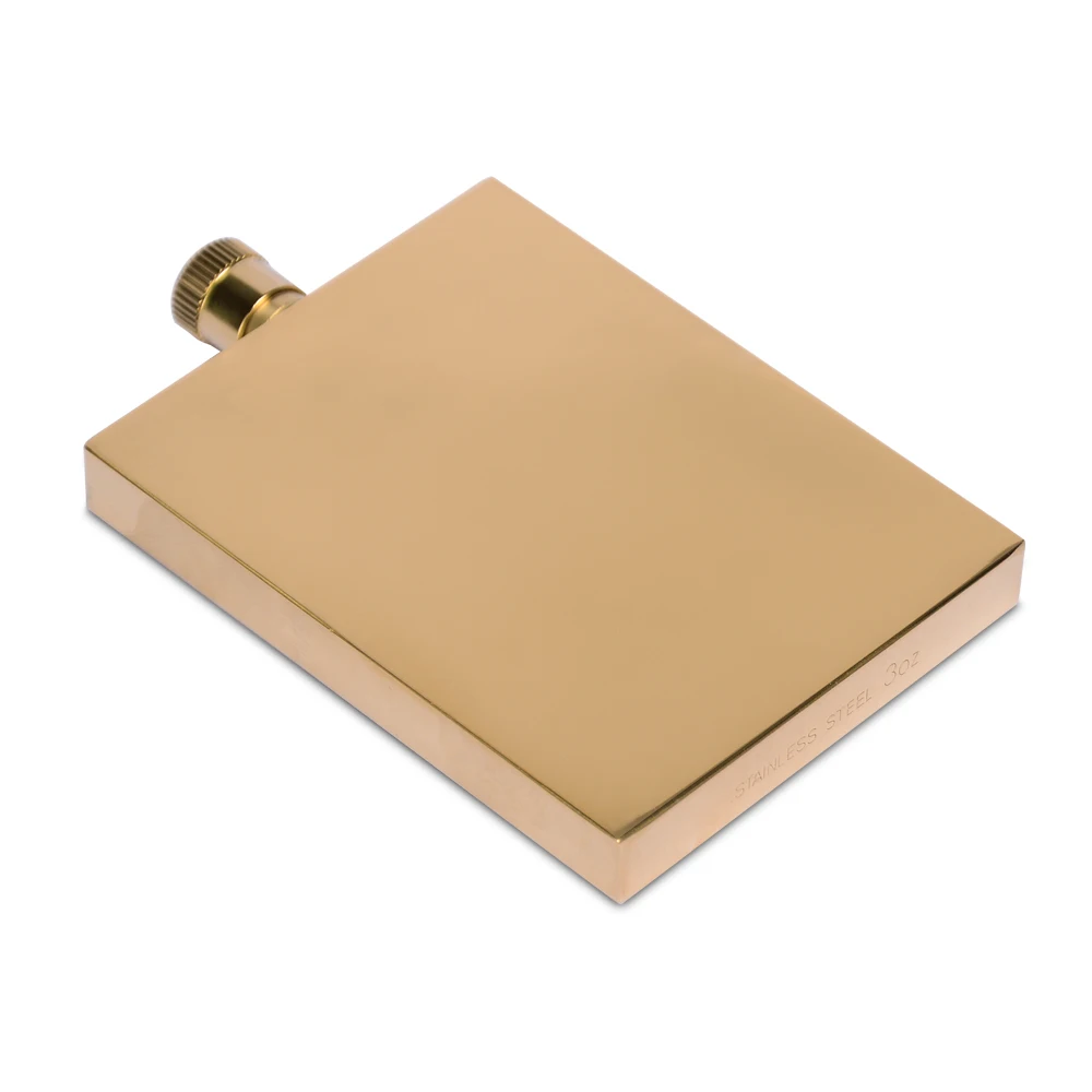 DX под заказ, оптовая продажа, Джек daniels deluxe, вакуумная Золотая колба для водки объемом 3 унции, воронка