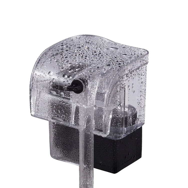 waterfall water filter system for aquarium water purification