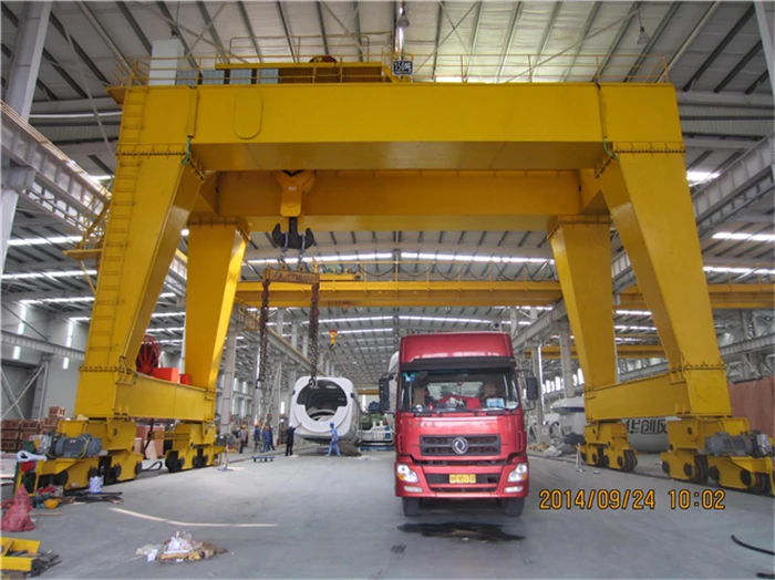 
New 2021 Long ServiceFactory Price High-Performance Standard Parts Heavy WoLife Double Girder Gantry Crane for Construction Site 