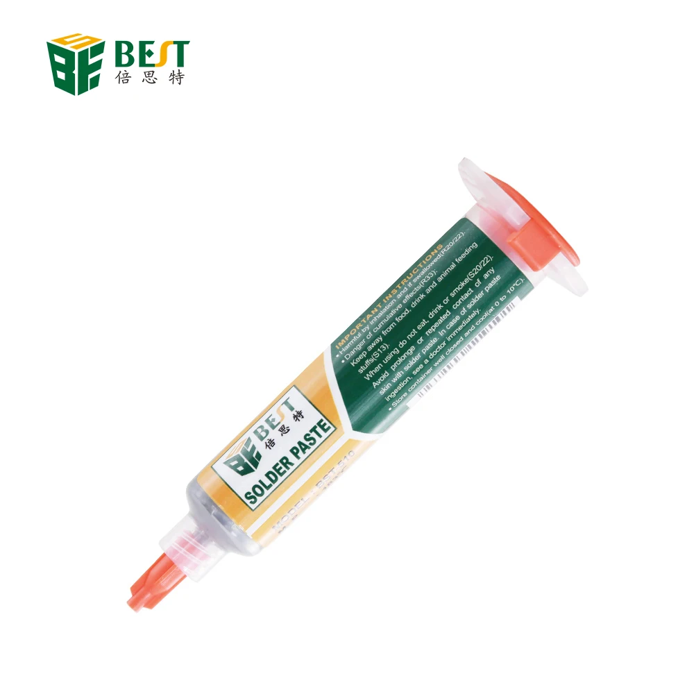 OEM ODM ручная пресс-форма для BST-510 10cc Sn63/Pb37 183 степень плавления паяльного олова паста сварочный флюс Крем пайки печатных плат Инструменты ремонта