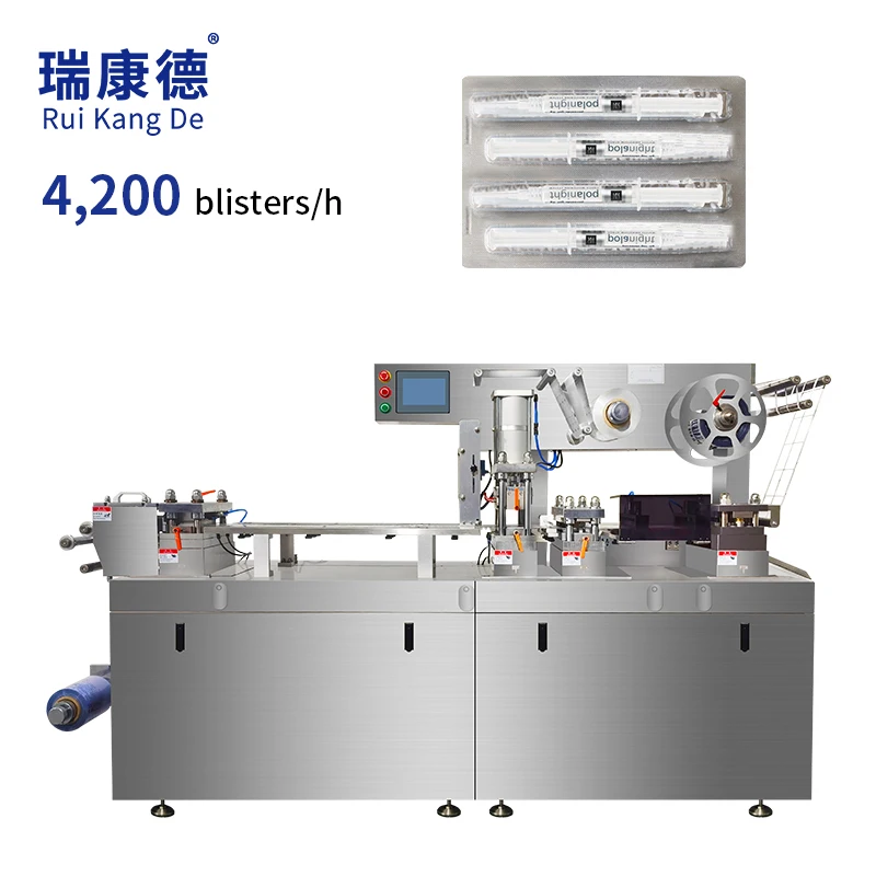 Ampoule Blister Blistering Packaging Machine Blister Packing Machine For Disposable Syringe
