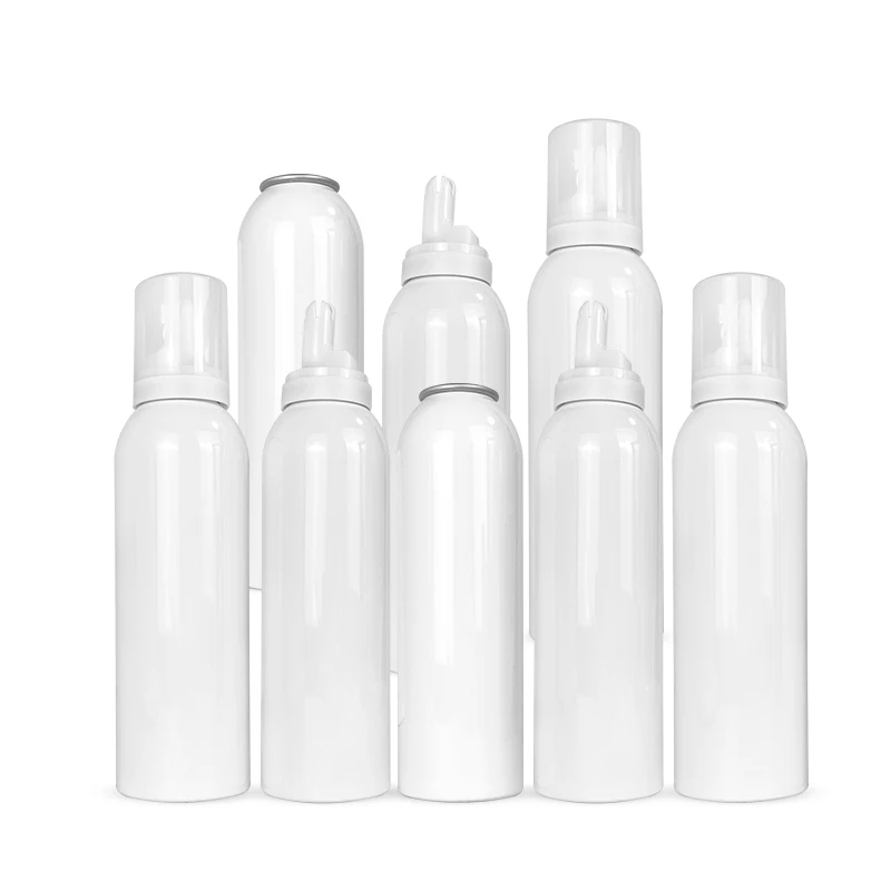 Wholesale Empty Stock 150ml Aluminum Aerosol Spray Bottle for Cosmetic Sunscreen