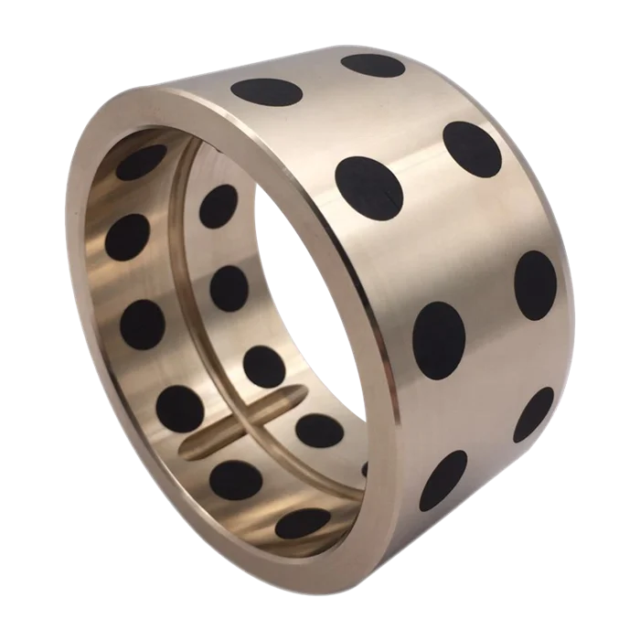 Customized cylindrical bushes  OEM graphite  bronze sleeve bushing