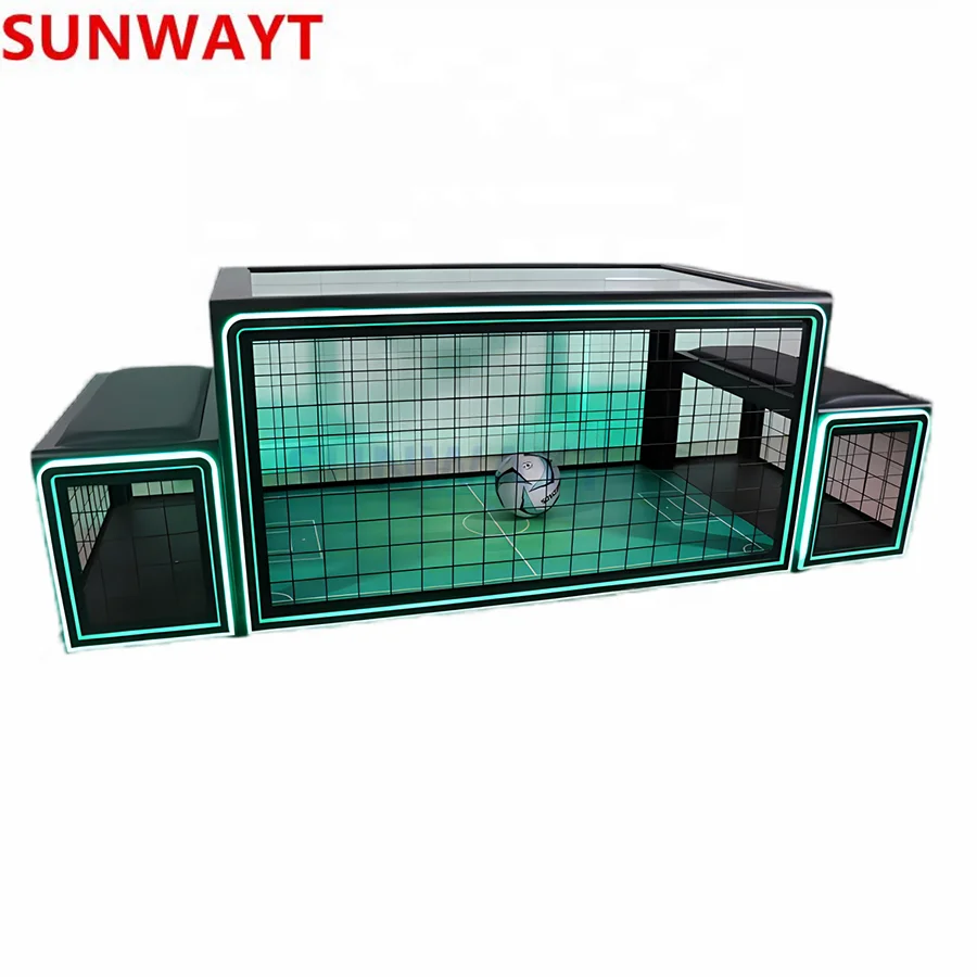 Indoor sports desktop mini 2 players speed response training arcade interactive subsoccer tabletop football table soccer game