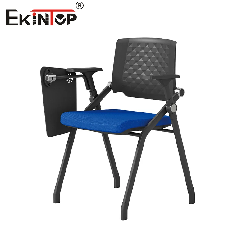 Foldable Training Center Meeting Room Office Chair Plastic Meeting School Learning Training Chairs with Writing Table
