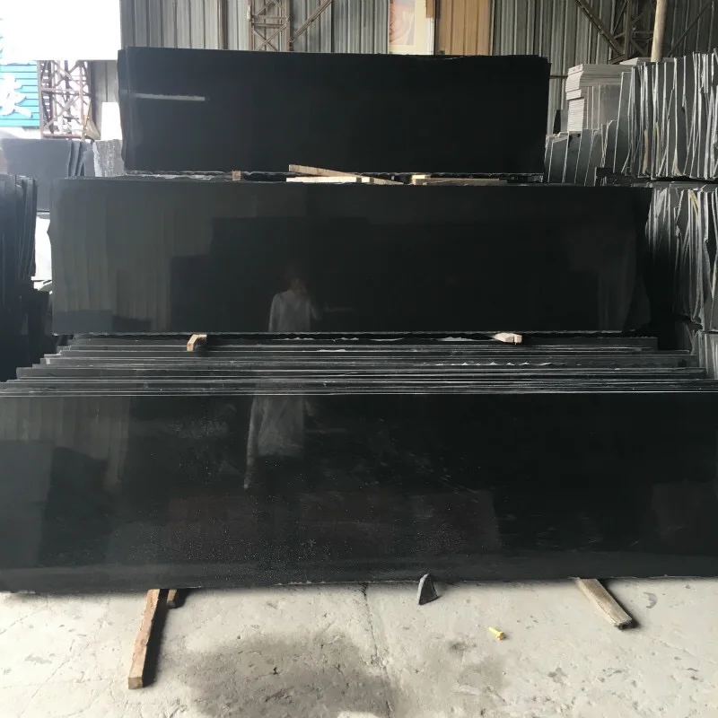 Cheapest Price China Black 24x24 Granite Tile