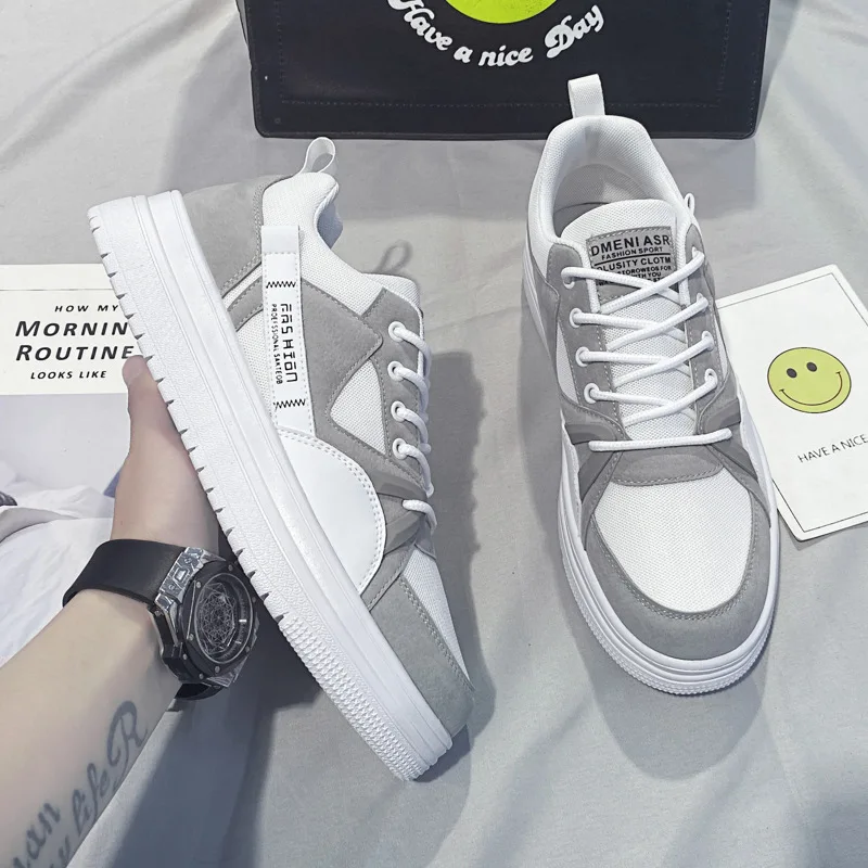 2024 Fashion Sneaker Walking Style Knit Breathable Sport Casual Shoes For Men