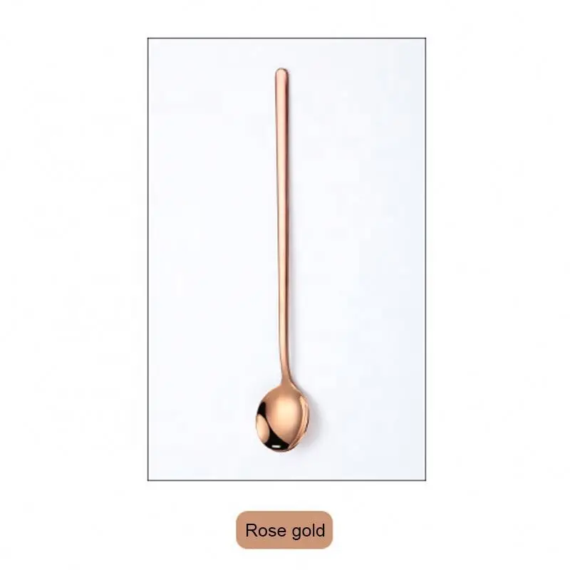 
 Лидер продаж Amazon, кофейная ложка, столовые приборы с длинной ручкой, посуда из нержавеющей стали для мероприятий, подарок  