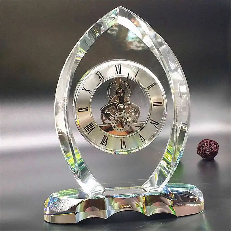Dexi Hot Sale Wholesale Small Crystal Table Clock Electronic Clock For Lover And Girl Present clock