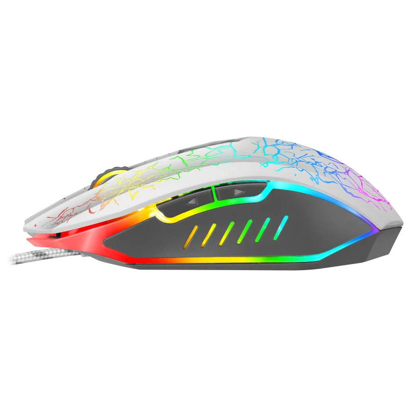 G202 cool crack ergonomic game mouse with RGB backlight for desktop computers and notebooks