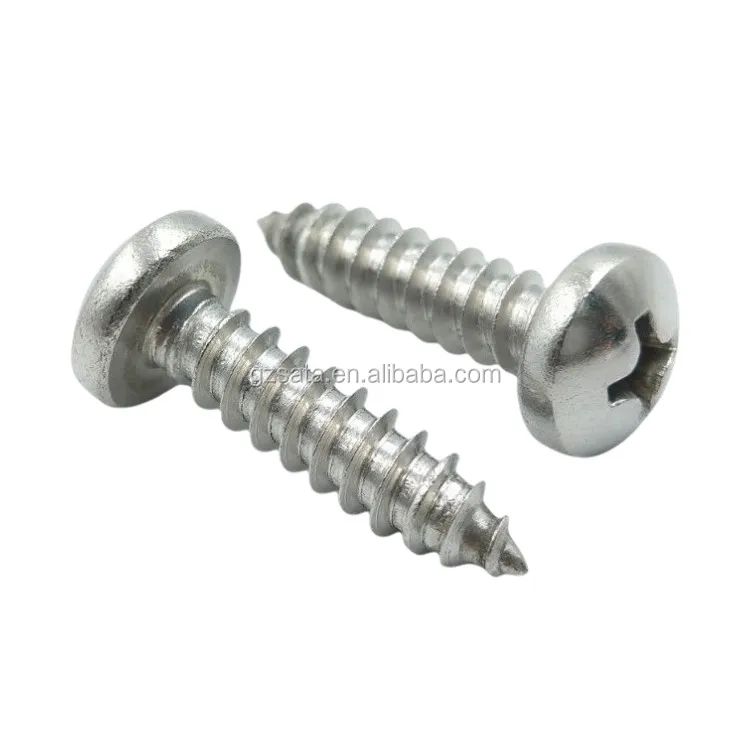 Customized Phillips Pan Head Self Tapping Screws for Sheet Metal