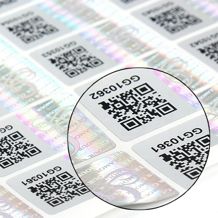 Self-Adhesive Dynamic Qr Code Anti-Counterfeiting Label Food Packaging Label