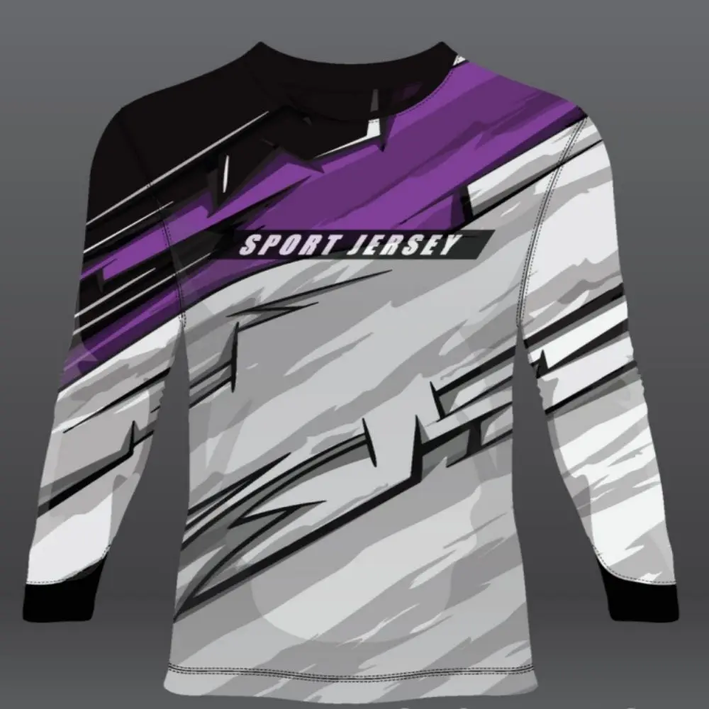 Long Sleeved Off Road Motorcycle Cycling Suit Breathable Quick Drying Racing Suit Mountain Bicycle Speed Reduction Suit