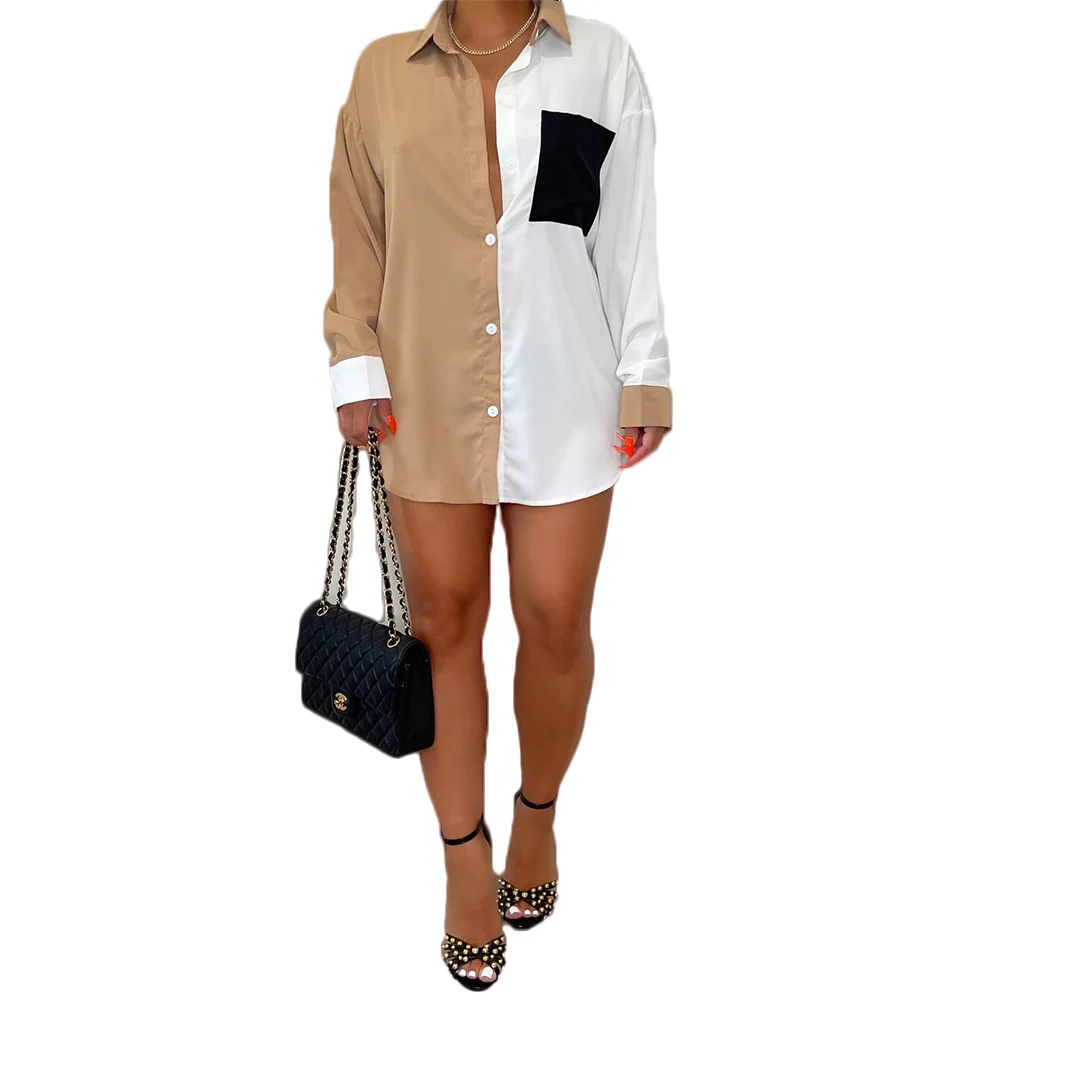  High Quality Autumn Satin Long Sleeve