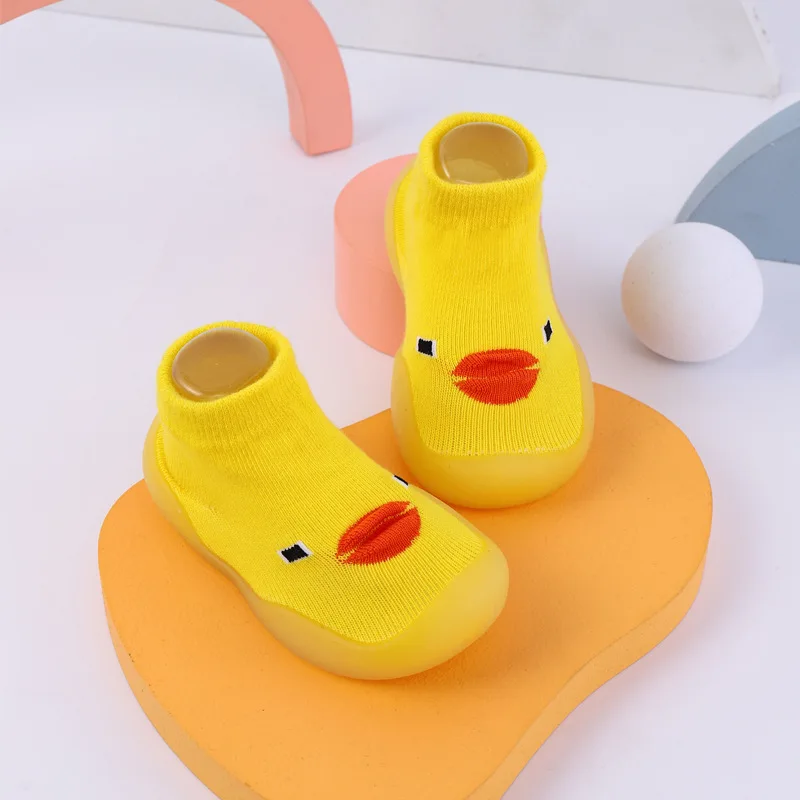 Новые хлопковые Милые 3d Мультяшные животные на заказ органические вязаные детские носки обувь для новорожденных