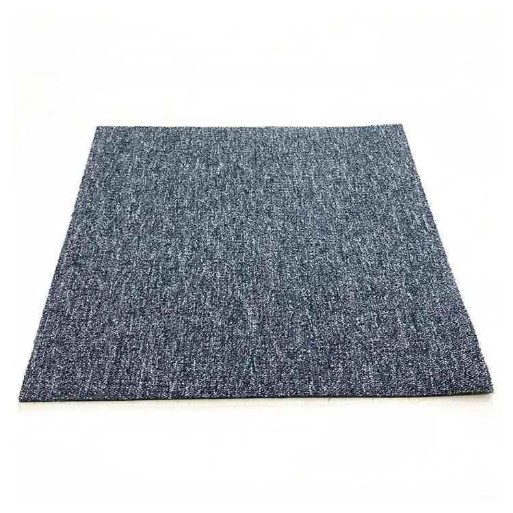 Высококачественная Звукоизоляционная офисная ковровая плитка коммерческая квадратная 50*50 напольная битумная подложка