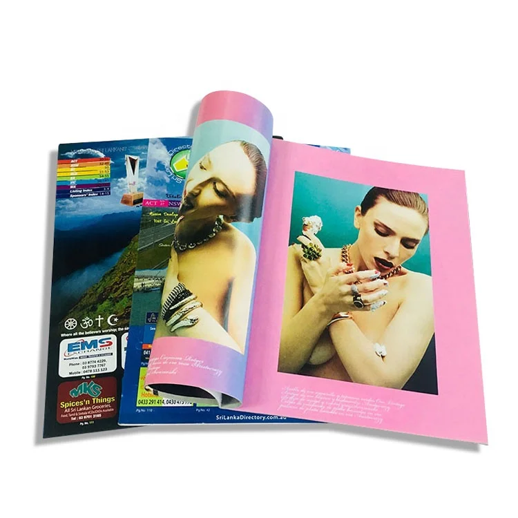 customized magazine printing art album catalogue