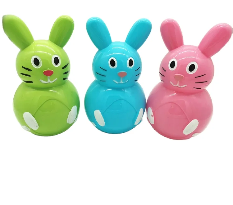 Rabbit Easter Eggs Rabbit Box Hot Selling Plastic Party Decoration Event & Party Supplies Silk Screen Printing 1 Color 2 Color