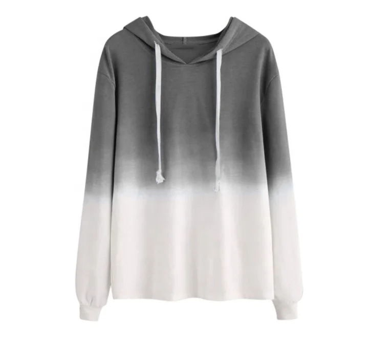 Aselnn Women Sweatshirts Pullover Cewneck Warm Tops Ariana Grande Sweatshirt Tie dyeing Gradient Hoodie Jumper