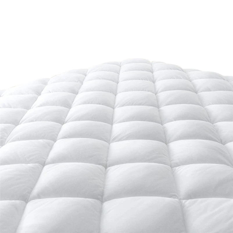 Queen king cooling mattress topper pad factory water proof hotel pad mattress covers / hotel mattress pad