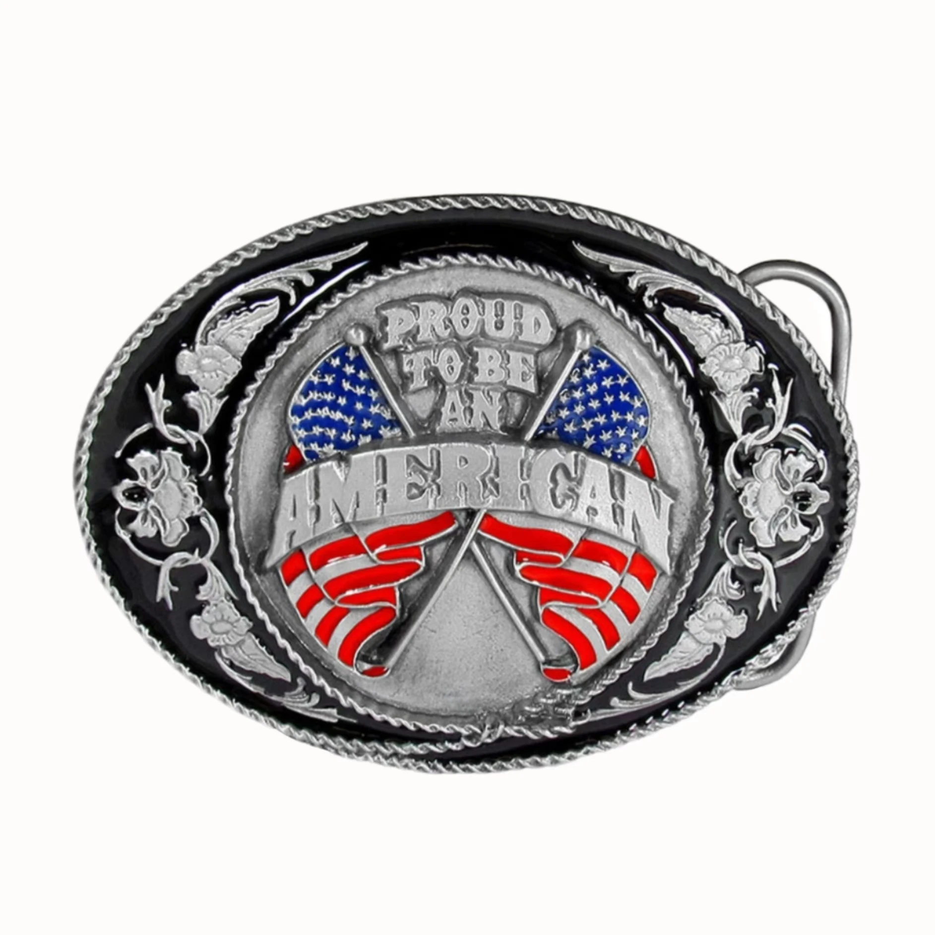 Cool Cowboy Style Bull Eagle Soft Enamel Filled Three-dimensional Antique Silver and Gold Plating Customized Only Belt Buckles