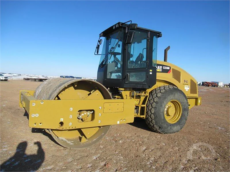 Construction Machinery Second Hand Cat  Cs-56b Compactor used 20 ton Single Drum Road Rollers for Sale