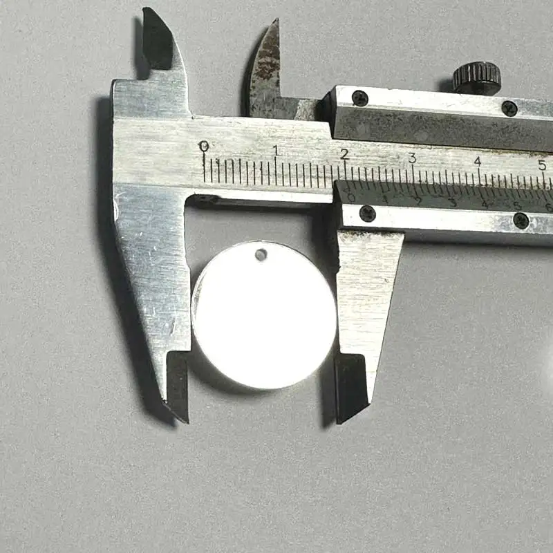 Chinese manufacturers 20mm acrylic round double-sided silver mirror sequins