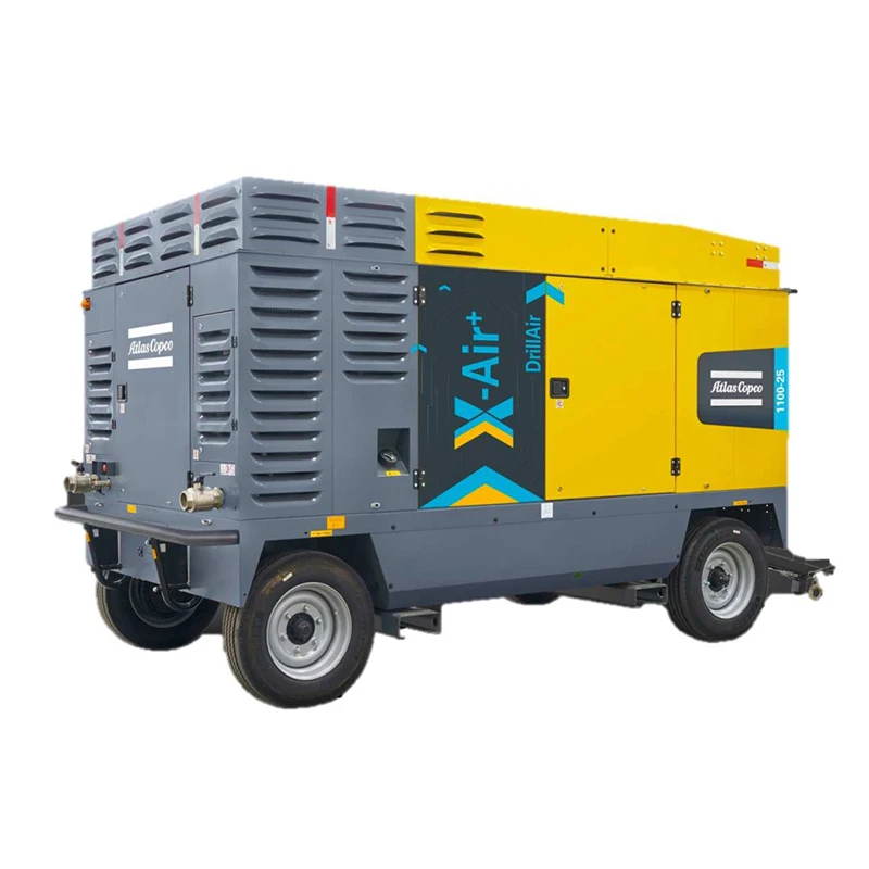 X-Air + 1250-10 1050-14 900-25 1100-25 SQE высокого давления 5-25bar Atlas Copco дизельный портативный воздушный компрессор