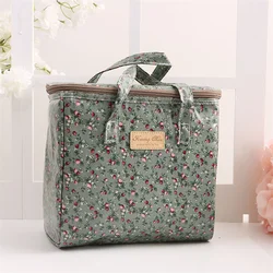 Manufacturers Wholesale New Waterproof Canvas Portable  Custom School Cooler Lunch Bag