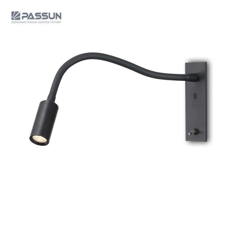 bedroom lampusb port lighting decoration led bed head rotatabale adjustable reading light wall lamp